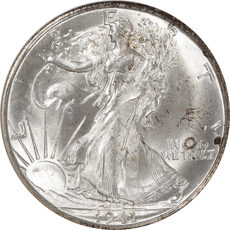 1941-S Walking Liberty Half Dollar, NGC MS 65 