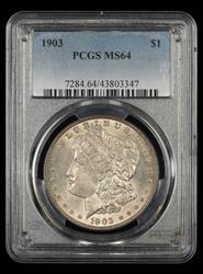 1903 $1 PCGS MS 64
