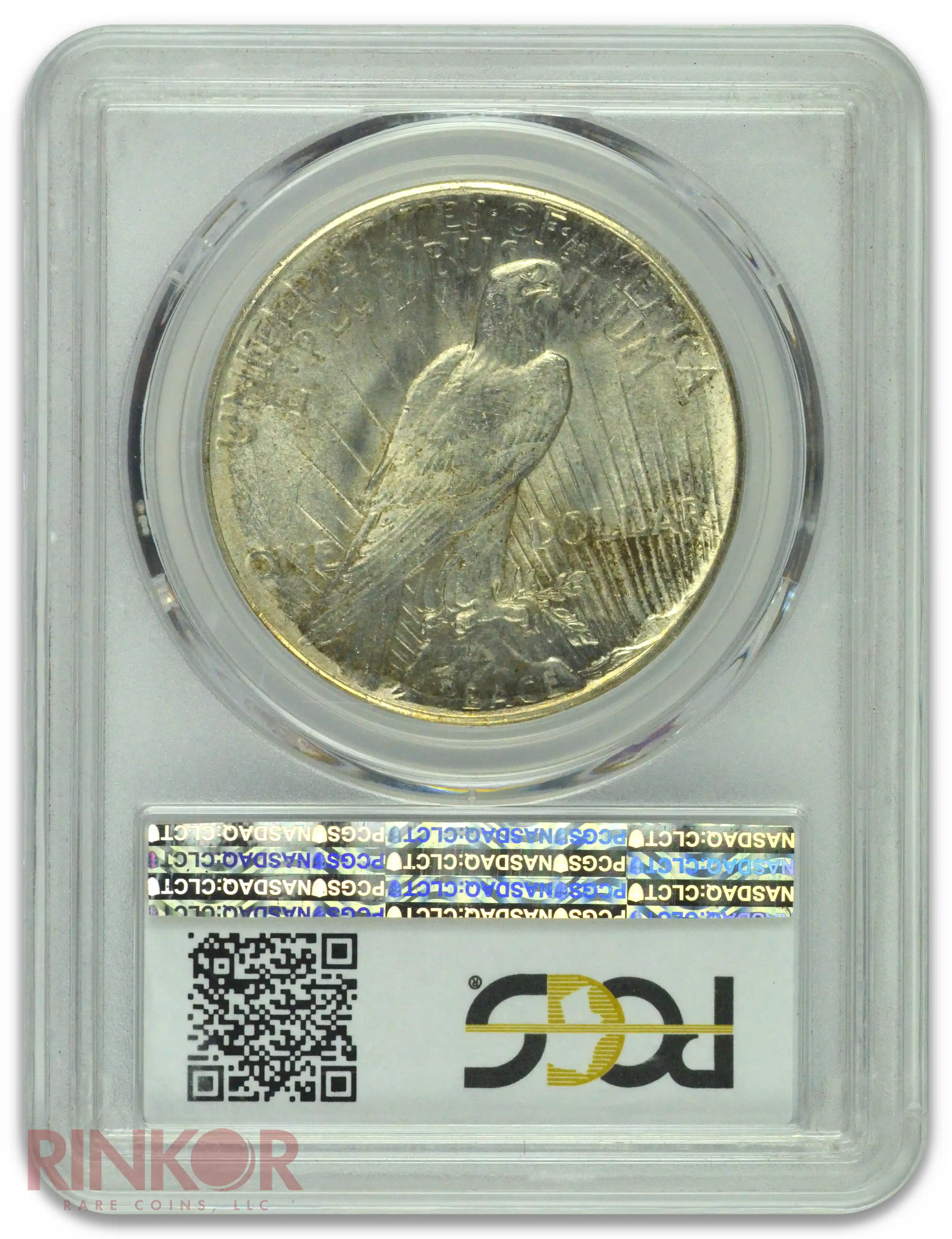 1928 $1 Peace Dollar PCGS MS 63