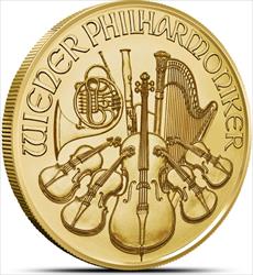 2024 10 Euro 1/10oz. Austrian Gold Philharmonic, BU 