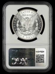 1887 VAM 12A DDO Gator & Clash Top 100 $1 Bill Fivaz Signature Label NGC MS 67