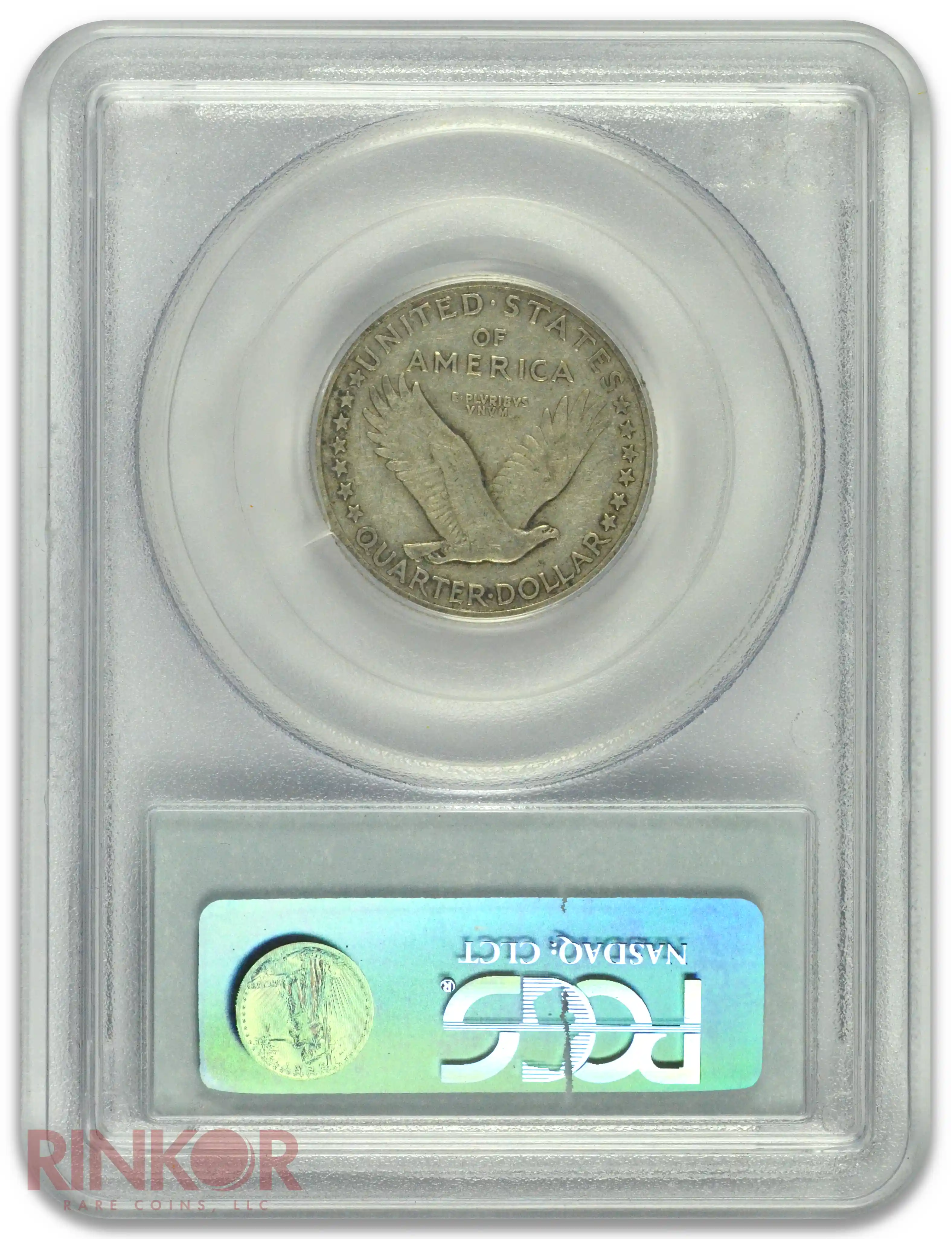 1916 Standing Liberty Quarter PCGS F-15 CAC
