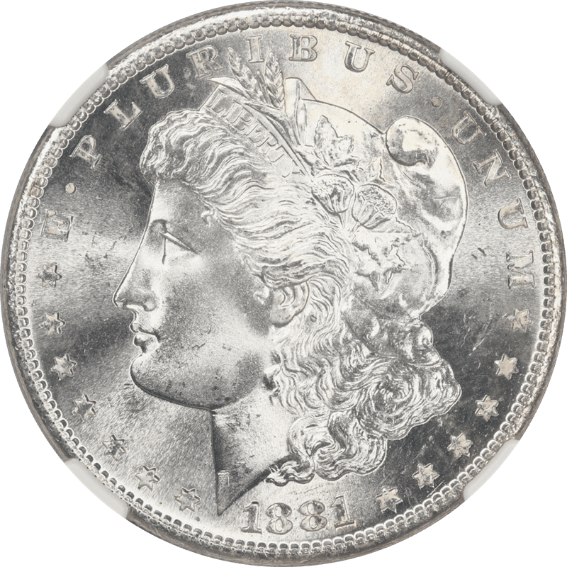 1881-S Morgan Silver Dollar NGC MS 67 Electric Satin Surface