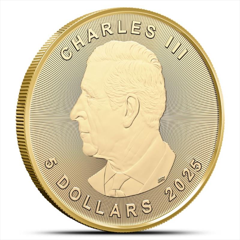 2025 $5 1/10oz. Canadian Gold Maple Leaf, BU