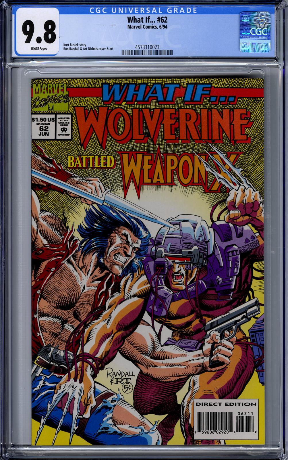 What If #62 CGC 9.8(Marvel, 1994) 