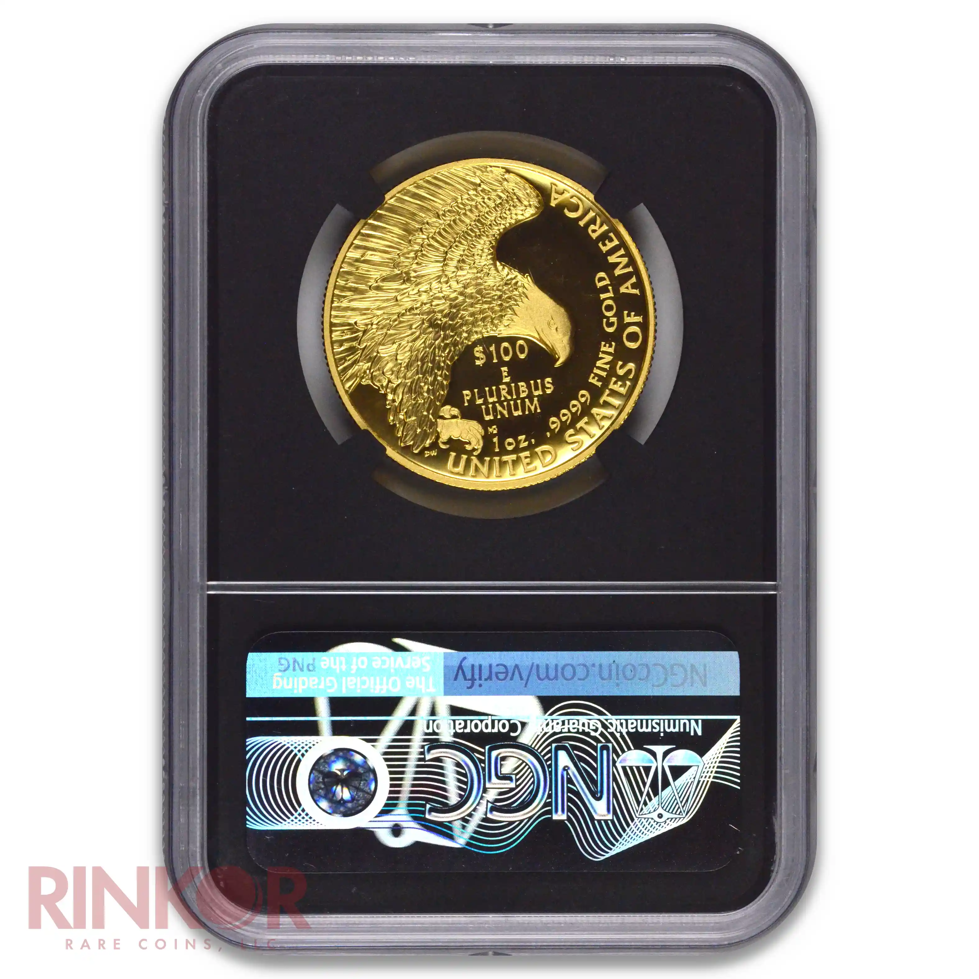 2019-W Enhanced 1oz American Liberty Gold High Relief Ultra Cameo NGC SP 70 UC