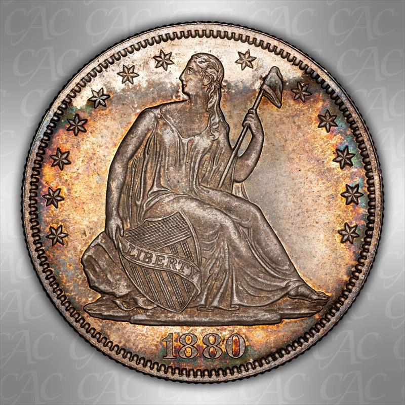 1880 50c CACG MS 66