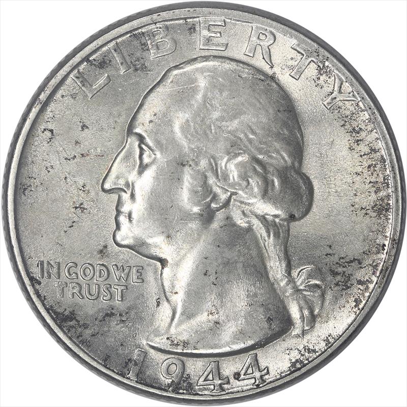 1944 Washington Quarter 25c Choice  Uncirculated - Nice Original Coin