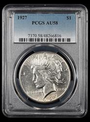 1927 $1 PCGS AU58 AU58