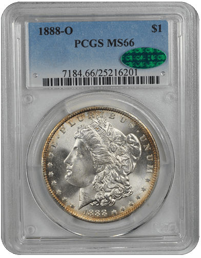 1888-O Morgan PCGS CAC MS 66