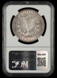 1879 S Rev Of 78 VAM 39 Top-100 $1 Bill Fivaz Signature Label NGC AU-53