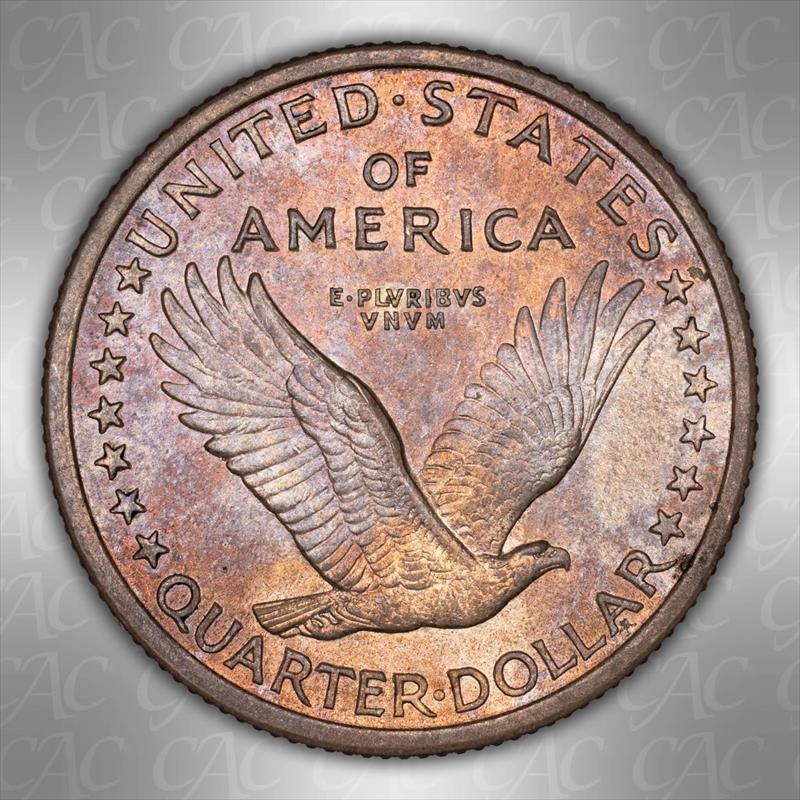 1917 Type 1 25C CACG MS 64 FH