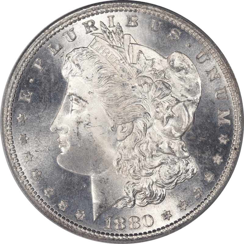 1880-S Morgan Silver Dollar $1 PCGS MS65 