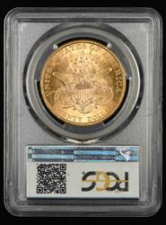 1896 $20 Gold RPD FS-301 PCGS MS62
