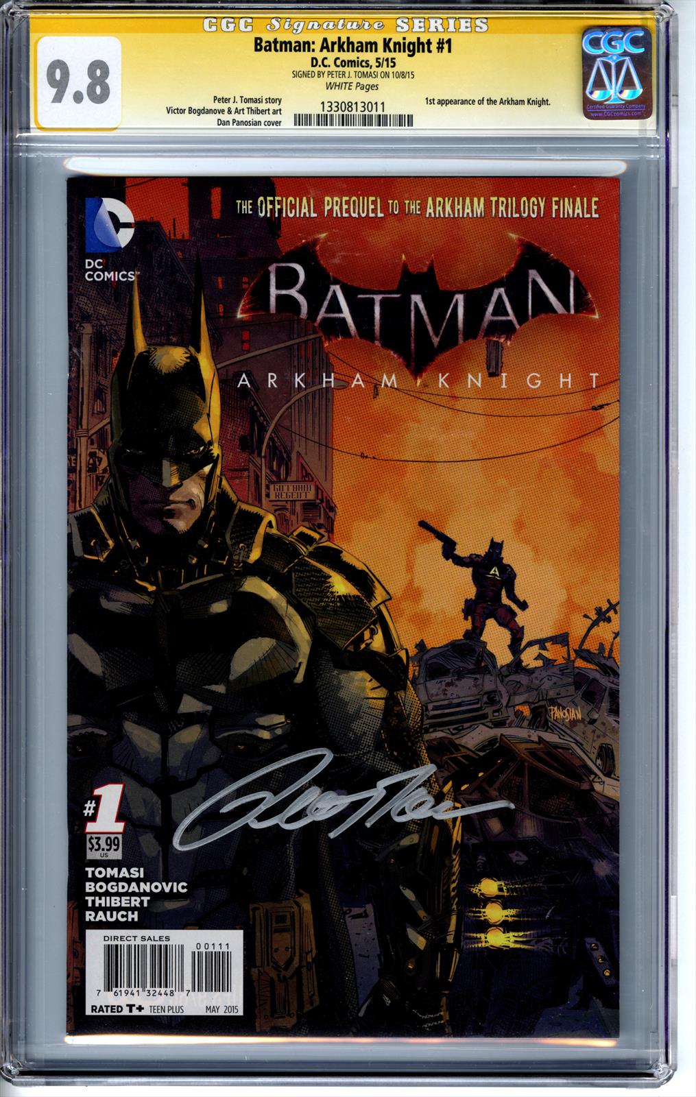 Batman: Arkham Knight #1 CGC 9.8 Signature Series Signed by Peter J. Tomasi 