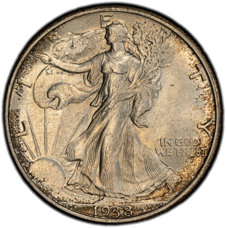 1938 50C PCGS MS 66 CAC
