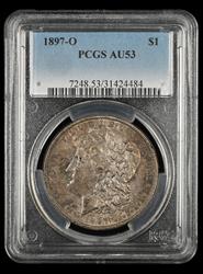 1897-O $1 PCGS AU-53