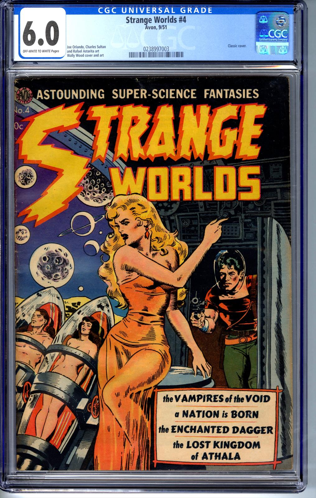 Strange Worlds #4 CGC 6.0 