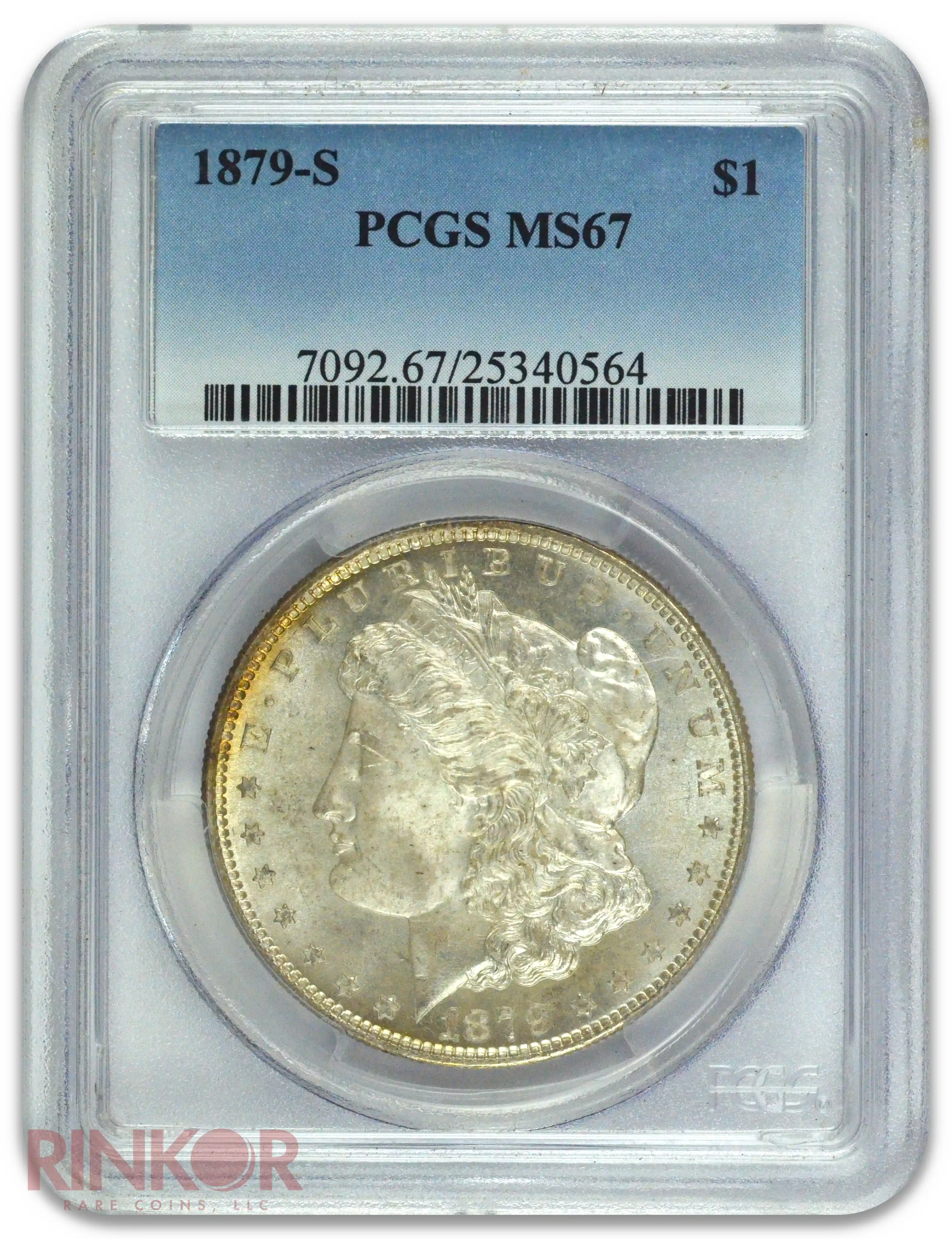 1879-S $1 Morgan Dollar PCGS MS 67