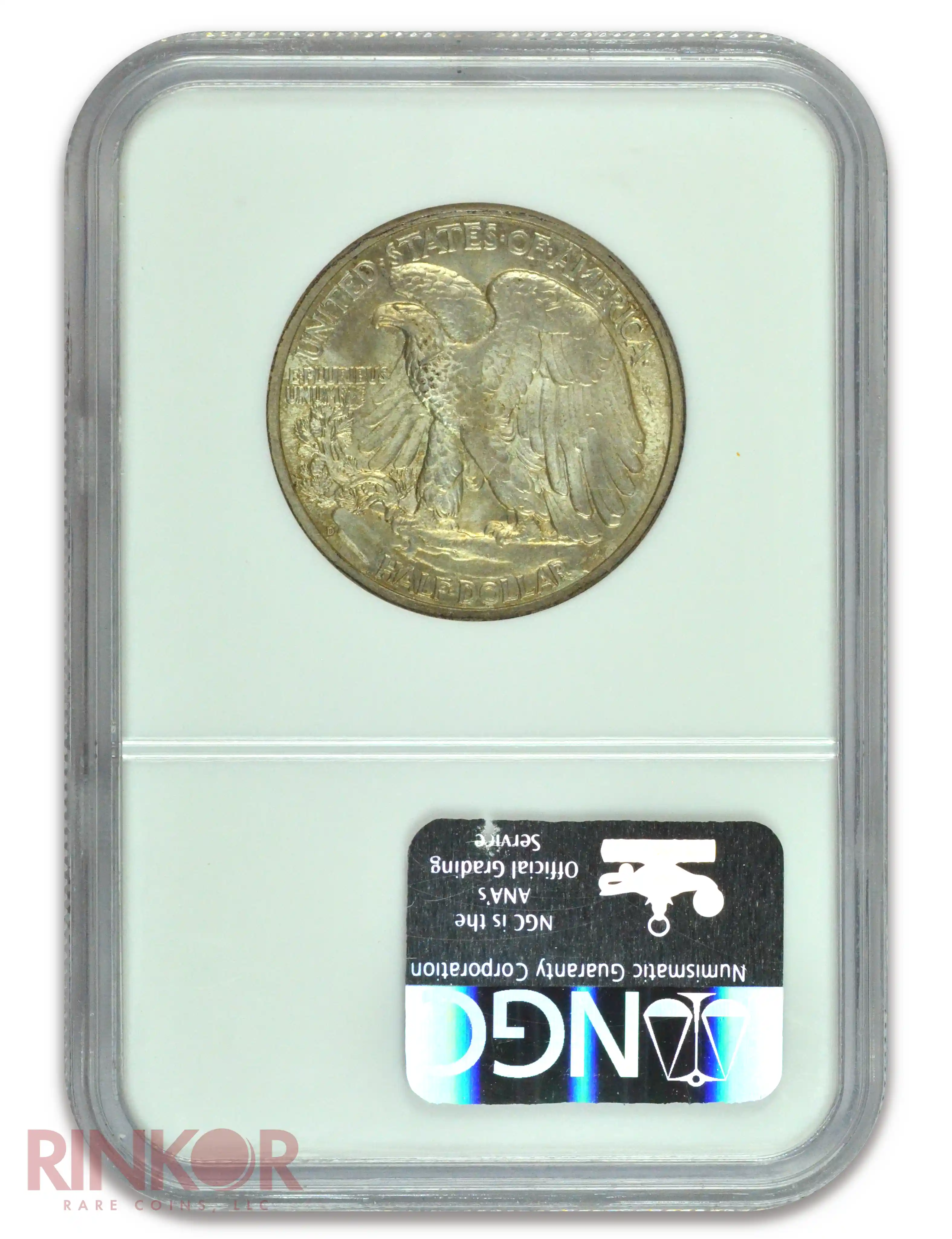 1941-D Walking Liberty Half Dollar NGC MS 65