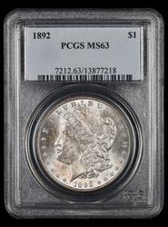 1892 $1 PCGS MS63 MS63