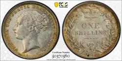 1883 Great Britain Shilling PCGS MS62 