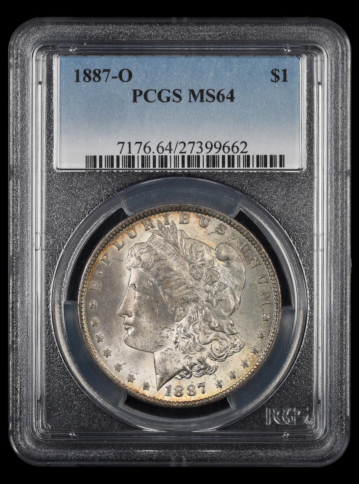 1887-O $1 PCGS MS 64