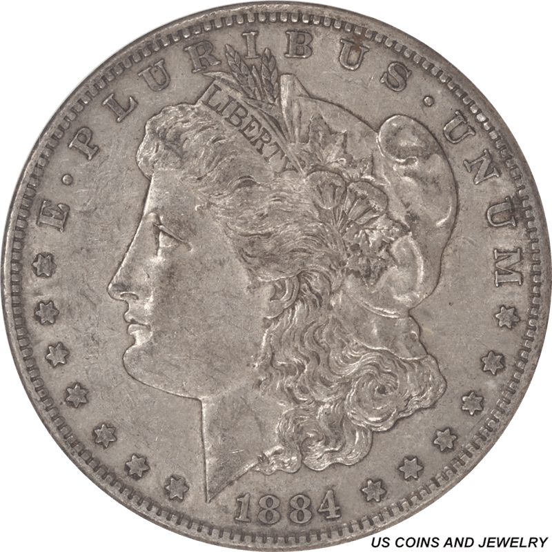 1884-S Morgan Silver Dollar NGC AU 50 
