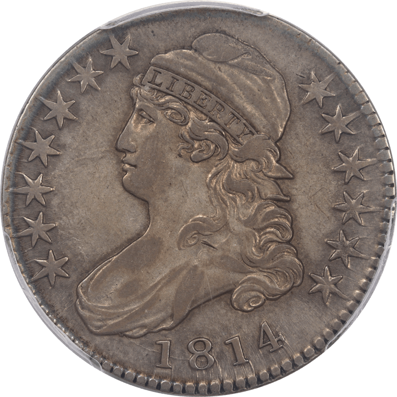 1814 Capped Bust Half Dollar 50c PCGS XF45 - Nice Original Coin