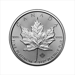 2024 1 OZ CANADIAN PLATINUM MAPLE LEAF 