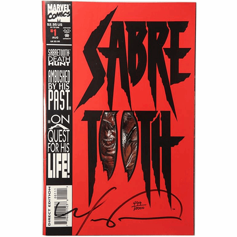 Sabretooth #1 Marvel Comics Signed by Artist: Mark Texiera 499/10000 w/ Certificate