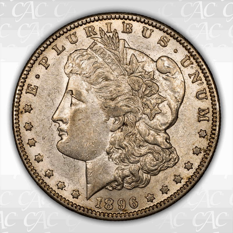 1896-O $1 CACG AU55