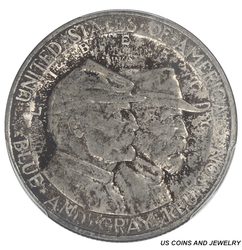 1936 Gettysburg Commemorative Half Dollar, PCGS MS 65 - Toning