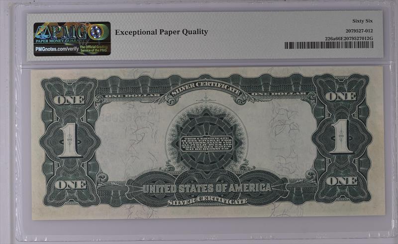 Fr. 226a 1899 $1 Silver Certificate Black Eagle PMG 66 EPQ 