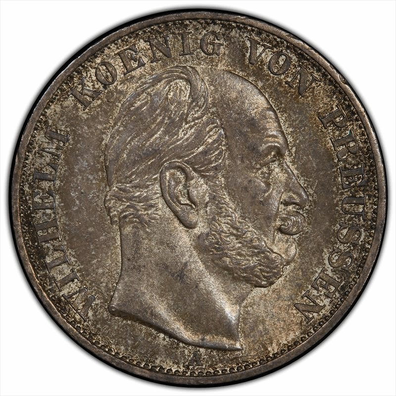 W Prussia 1871 1 Thaler PCGS MS62 Victory, 41436854 