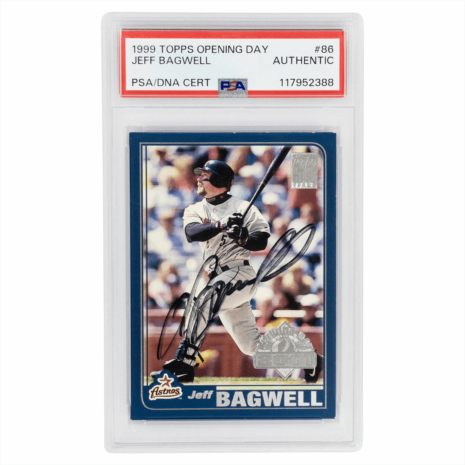 1999 Topps Opening Day Jeff Bagwell #86 PSA AUTHENTIC Cert #117952388