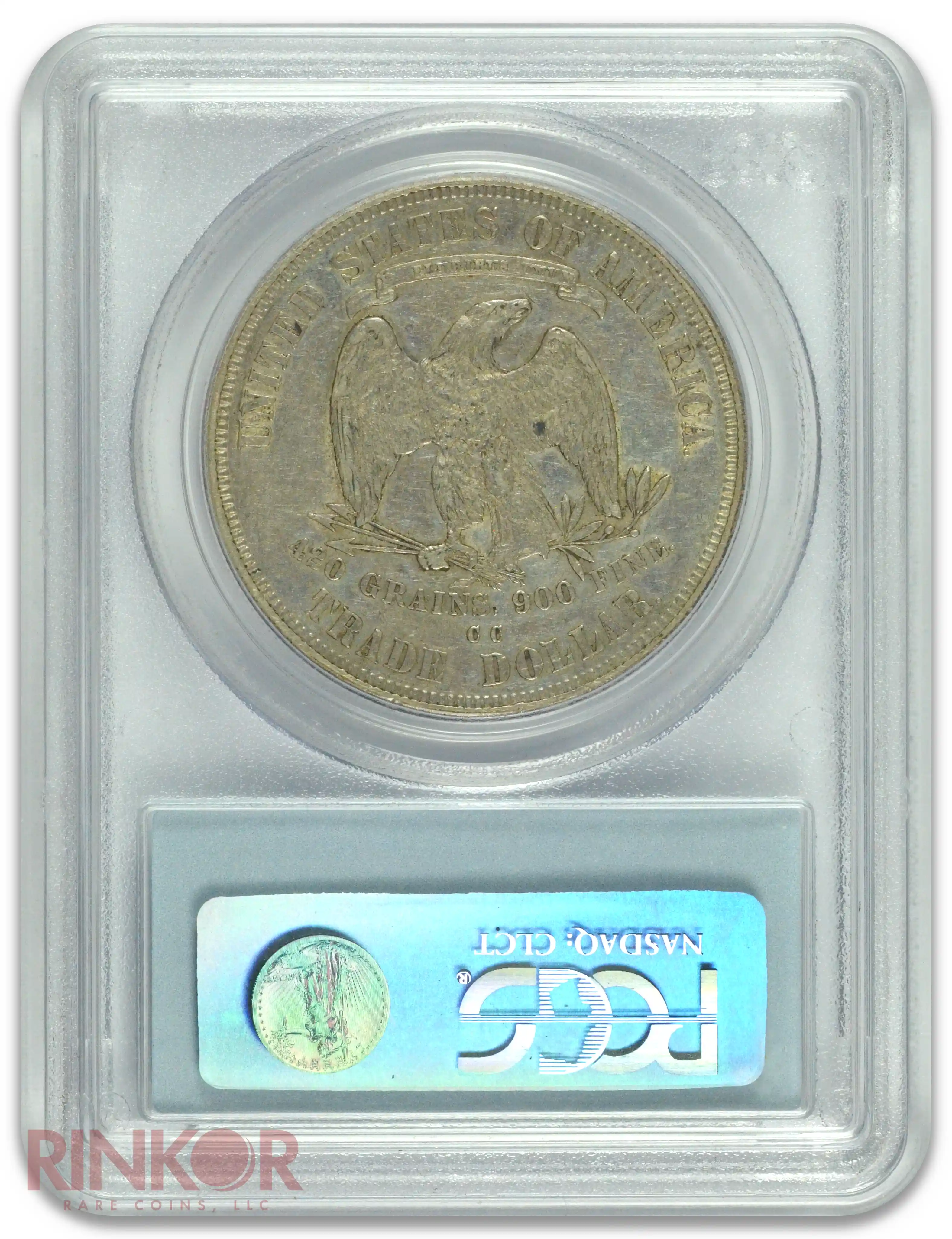 1876-CC $1 Trade Dollar PCGS XF-45