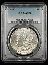 1902 $1 PCGS  AU58