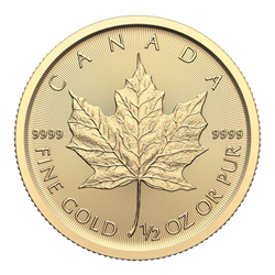 2024 1/2 OZ CANADIAN GOLD MAPLE LEAF 