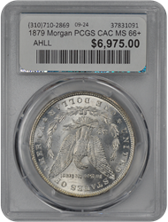 1879 Morgan PCGS CAC MS 66+