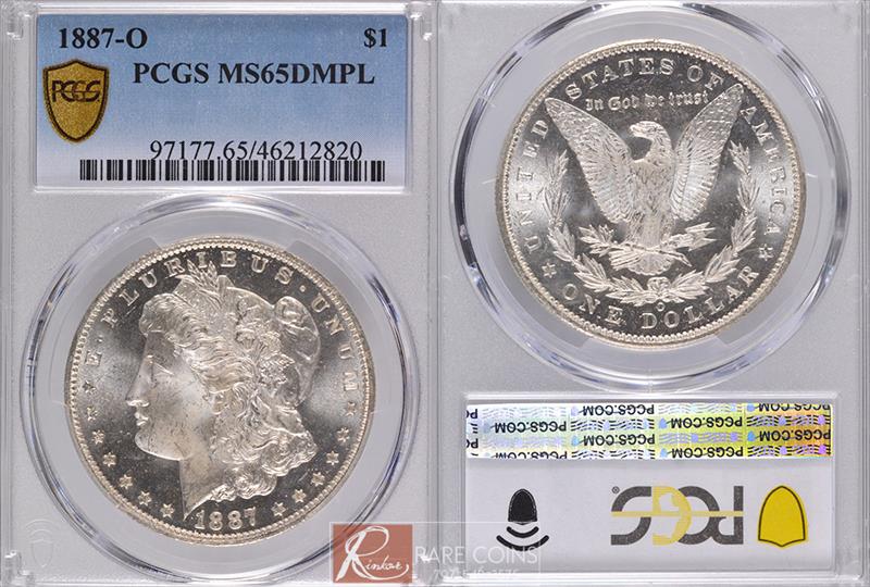 1887-O $1 PCGS MS 65 DMPL