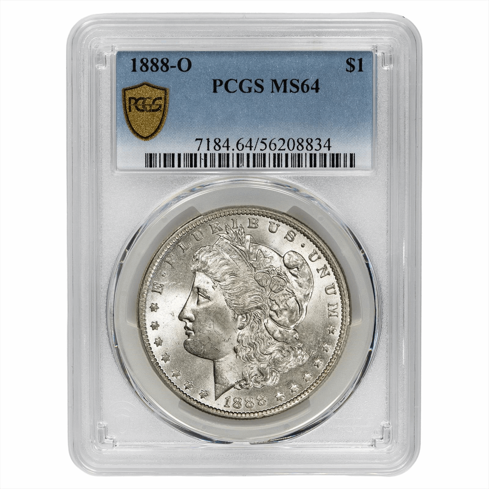 1888-O Morgan Silver Dollar $1 PCGS MS 64
