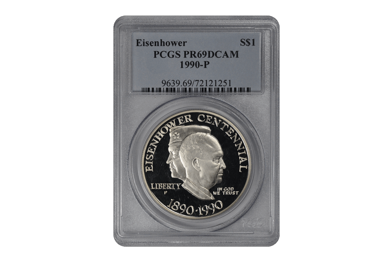 1990-P $1 Eisenhower DCAM PCGS PR 69