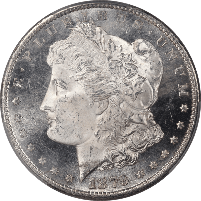 1879-S Morgan Silver Dollar $1 PCGS MS65 Silky Satin White Coin