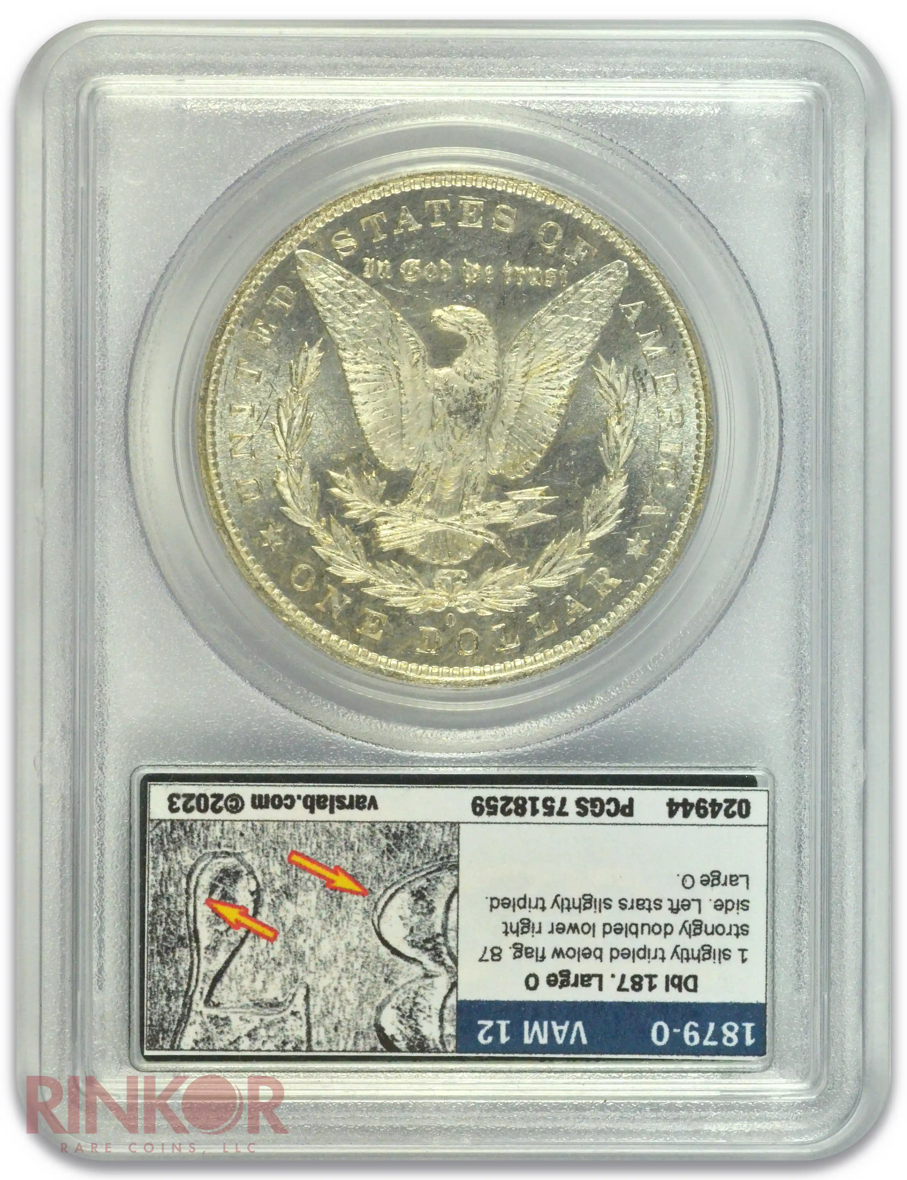 1879-O $1 Morgan Dollar PCGS MS 62 PL