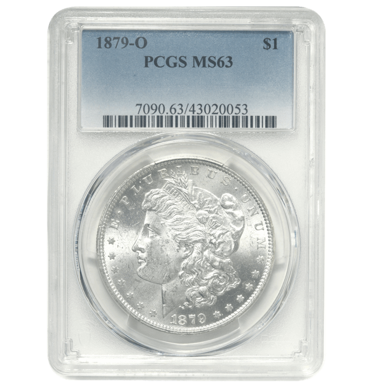 1879-O Morgan Silver Dollar $1 PCGS MS 63 