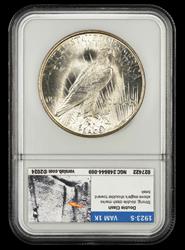 1923 S $1 NGC MS 63