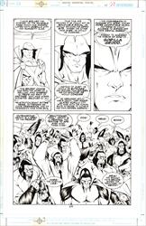 Martian Manhunter Annual #2 Page 24 Artist:  Gus Vazquez (Penciller) ,  Mark Probst (Inker) ,  Claude St. Aubin (Inker) Media Type: Pen and Ink Art Type: Interior Page 