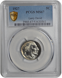 1927 Buffalo PCGS MS 67