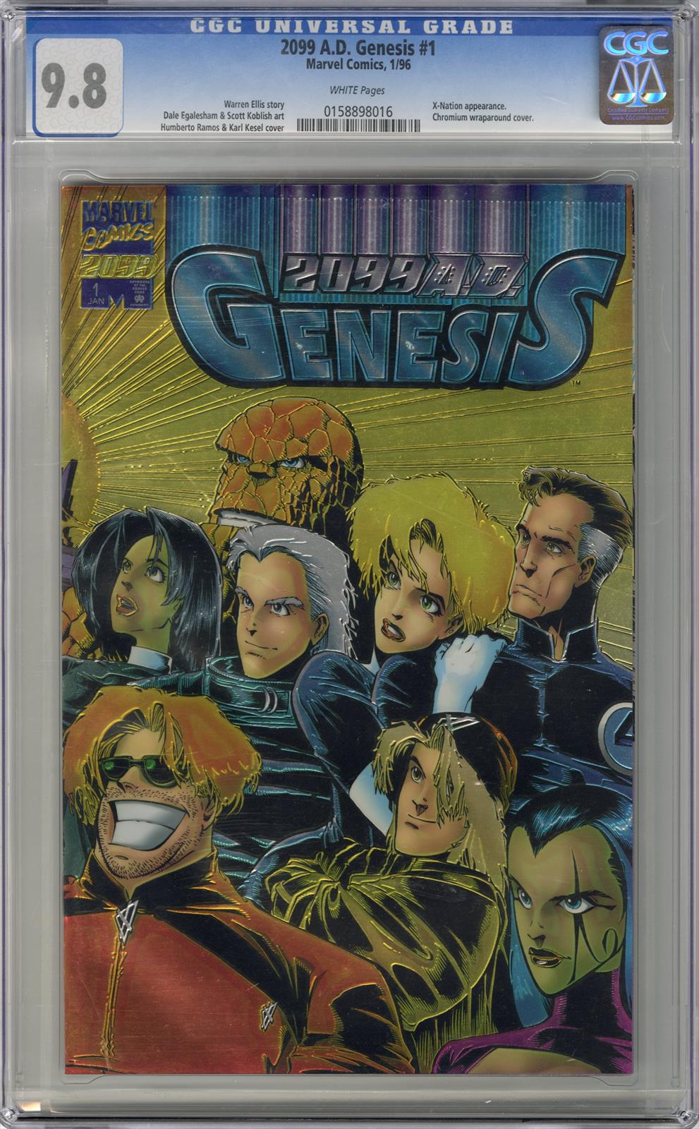 2099 A.D. Genesis #1 CGC 9.8 9.8